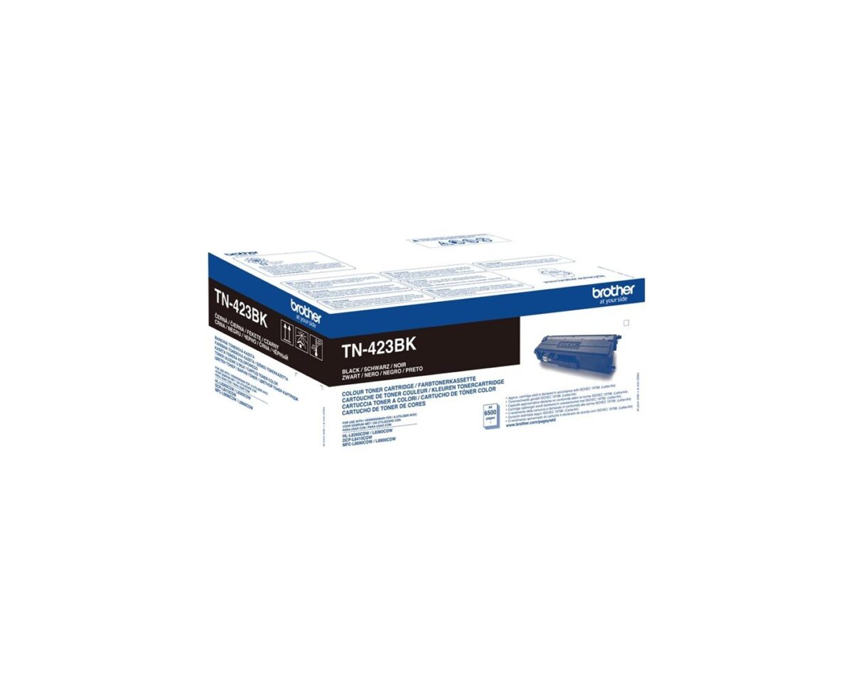Alternative view of Toner BROTHER Laser Negro 6500 páginas (TN-423BK)