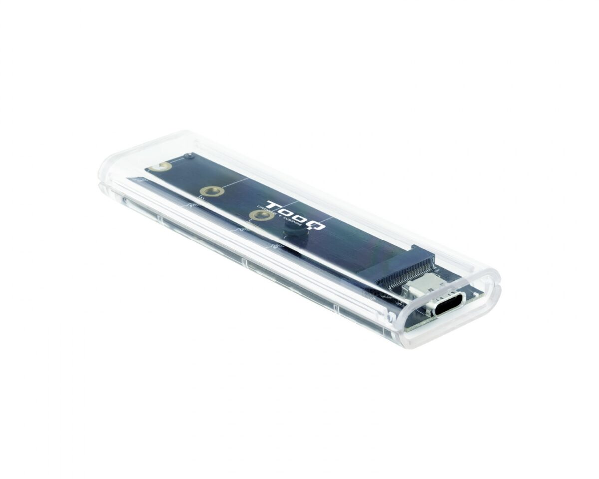 Alternative view of Caja TooQ SSD M.2 NVMe USB 3.1 Transparente (TQE-2200)