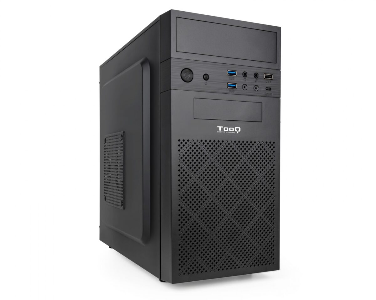 Alternative view of CAJA ORDENADOR TOOQ M-ATX USB 3.0 BLACK ( SIN FUENTE )