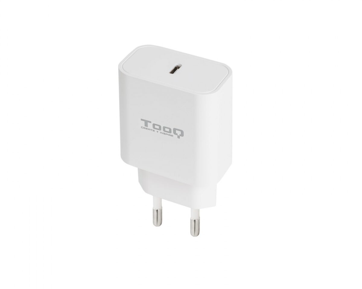 Alternative view of Cargador Pared TooQ USB-C 20W Blanco (TQWC-PDUSBC20W)