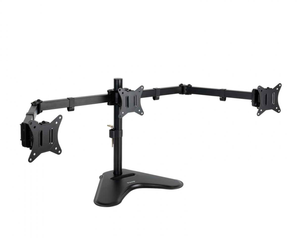 Alternative view of Soporte TooQ Inclina/Gira/Rota 17"-27" 7Kg (DB1704TN-B)