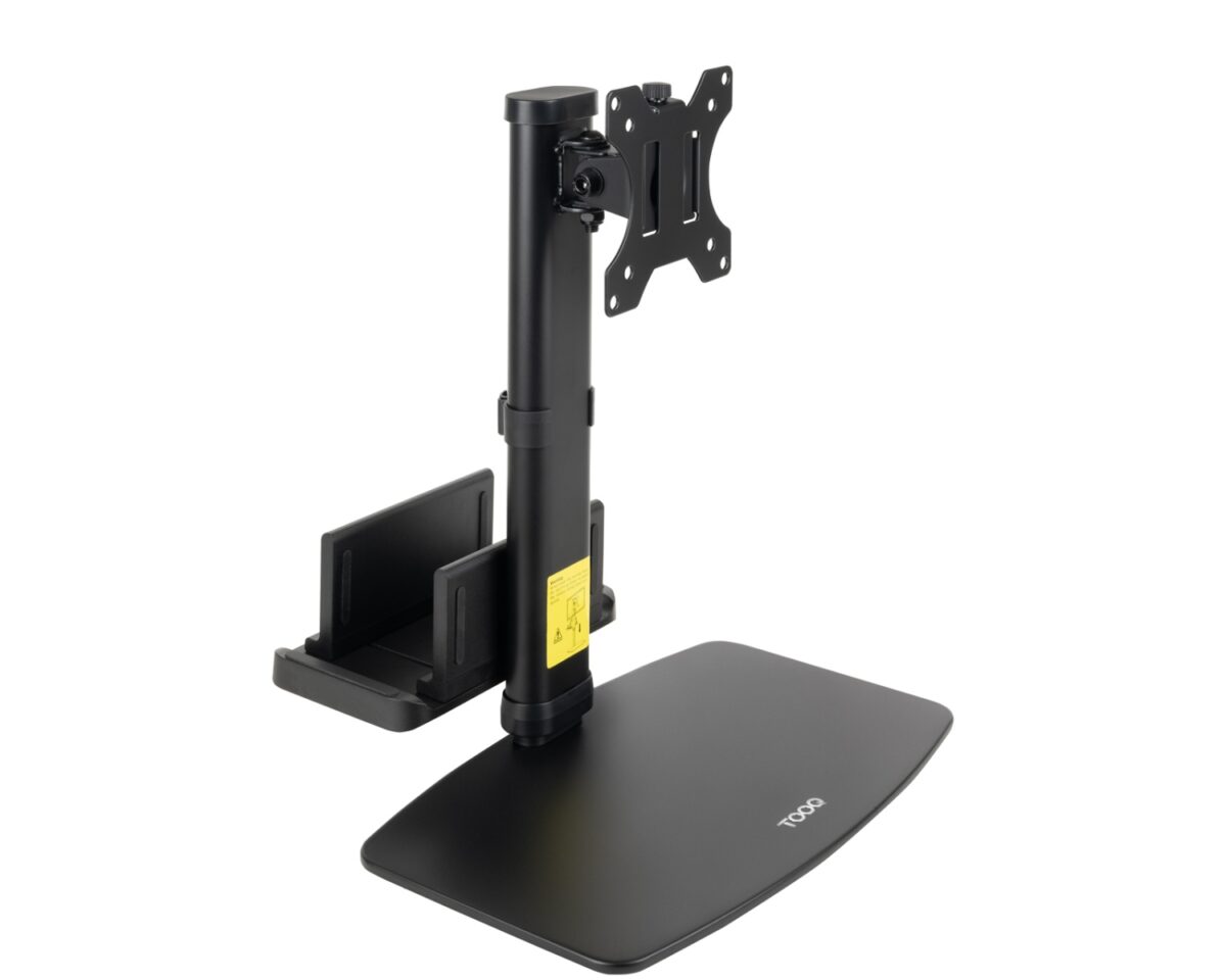 Alternative view of Soporte Mesa TooQ 17-27"+ Soporte Mini CPU (DB1128TN-B)