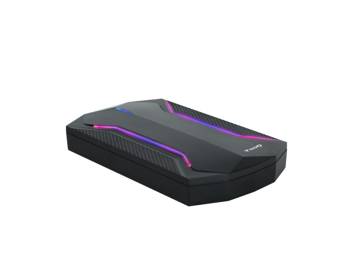 Alternative view of Caja TooQ SSD/HDD 2.5" SATA USB 3.0 Negra (TQE-2599RGB)