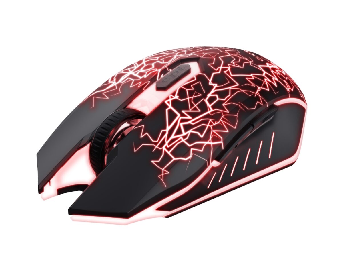 Alternative view of Ratón Gaming Trust Óptico LED Wireless RF Negro (24750)