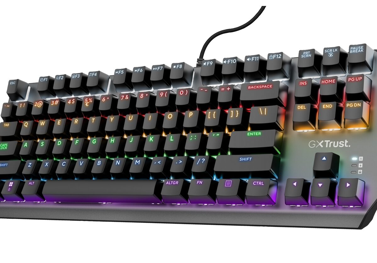 Alternative view of Teclado Gaming Trust GXT 834 Callaz RGB Negro (24407)