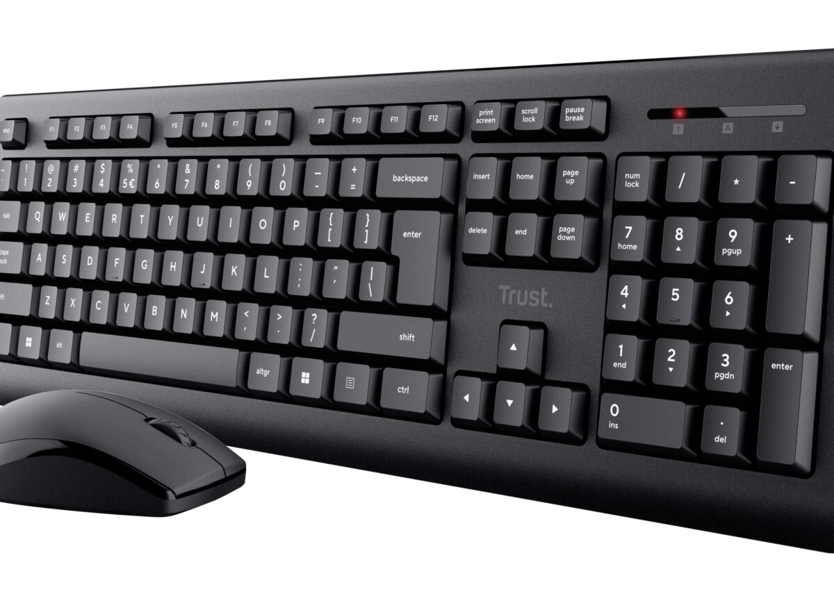 Alternative view of Teclado+Ratón Trust Primo RF Wireless Negro (25433)