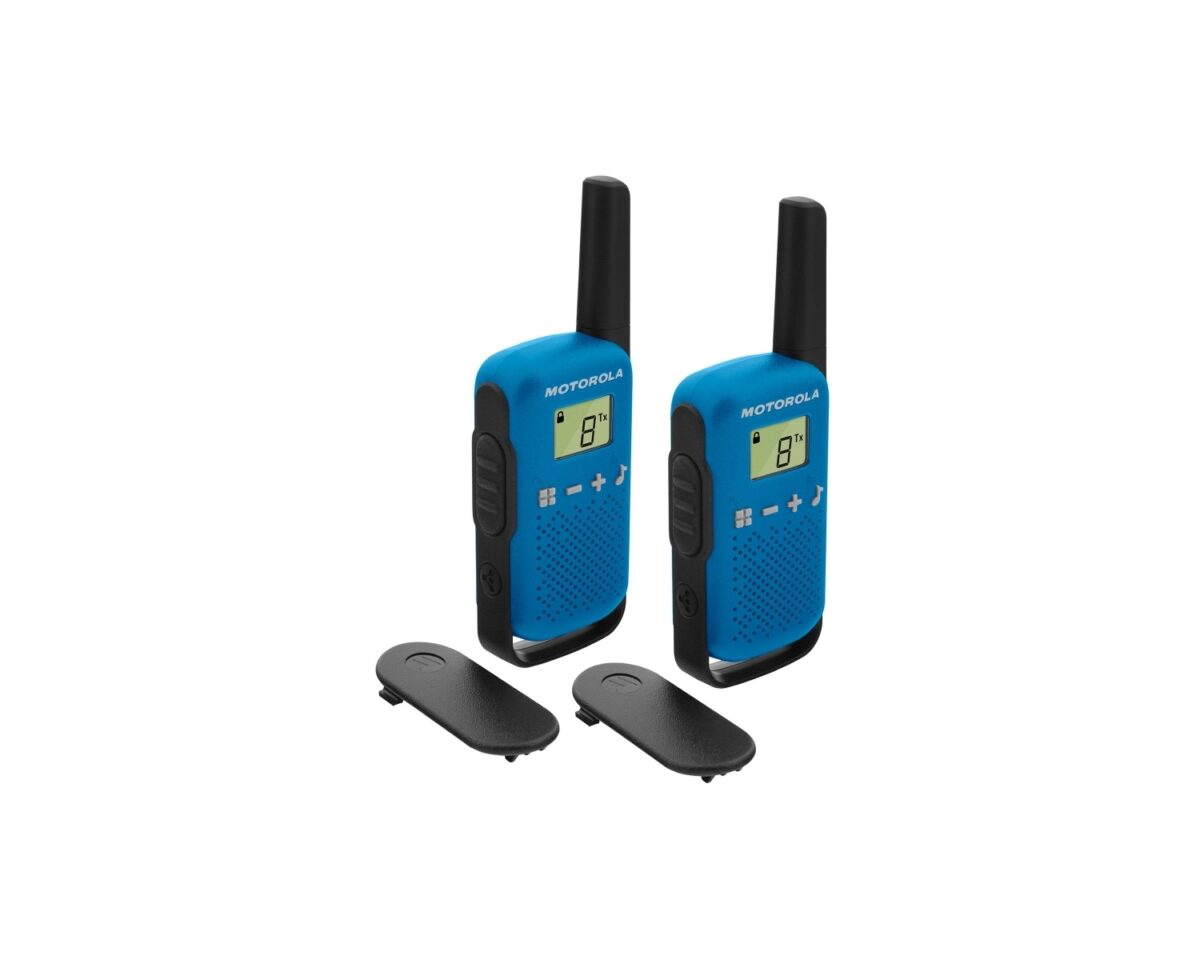 Alternative view of Walkie Talkie Motorola T42 Negro/Azul (59T42BLUEPACK)