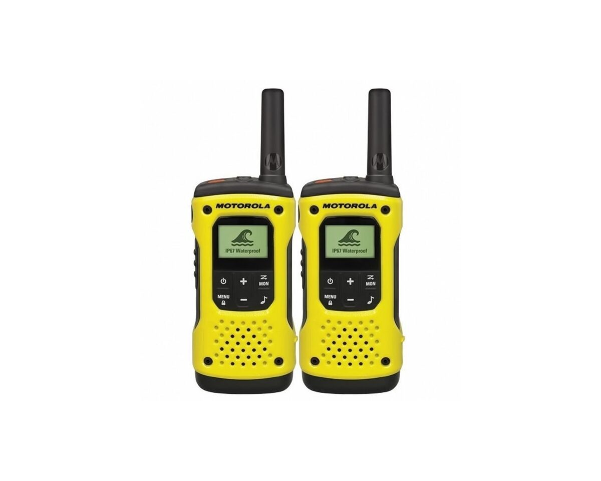Alternative view of Walkie Talkie Motorola T92 Amarillo (59T92H2OPACK)
