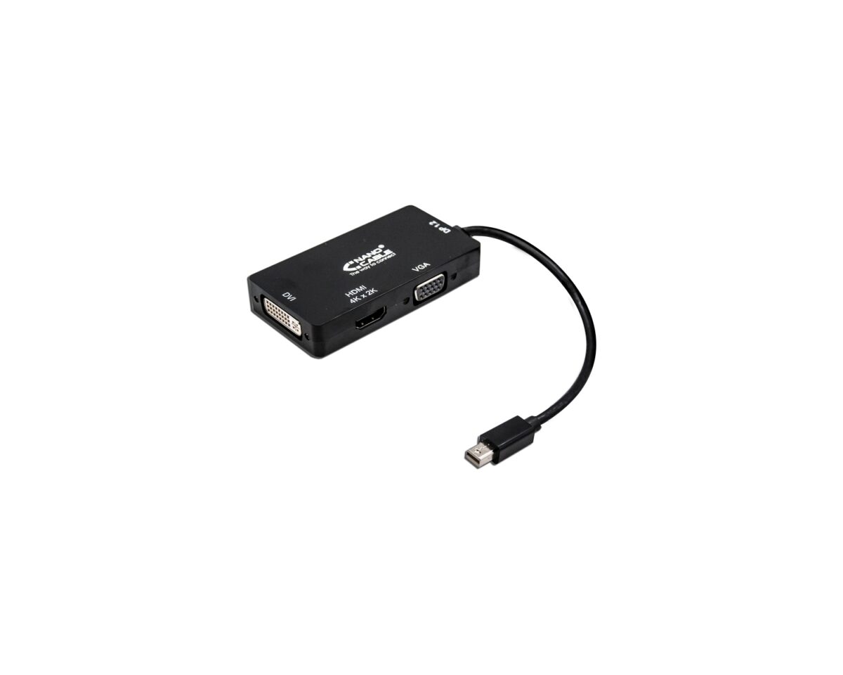 Alternative view of Nanocable Mini DP/M a VGA/DVI/HDMI/H (10.16.3302-BK)
