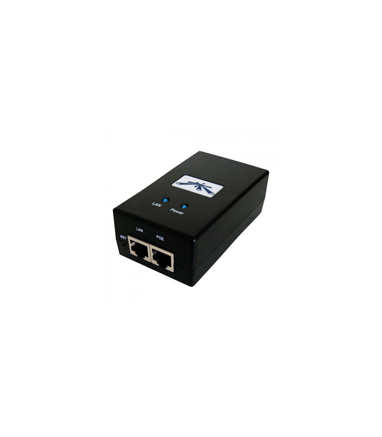 Inyector PoE Ubiquiti 24VDC Negro (POE-24-24W-G) - Imagen 2