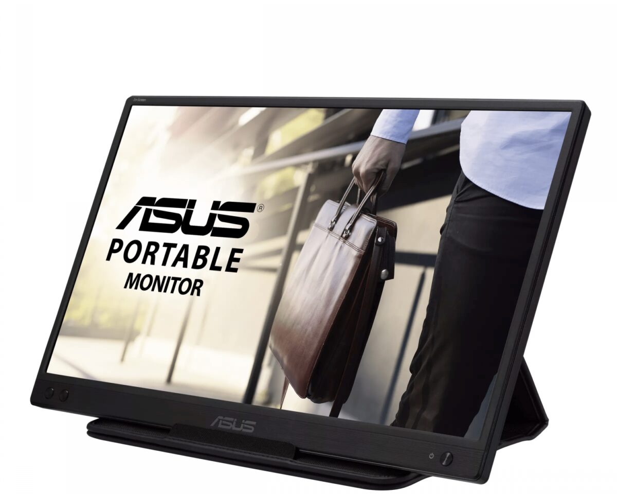 Alternative view of Monitor ASUS MB166C 15.6" FHD Negro (90LM07D3-B01170)