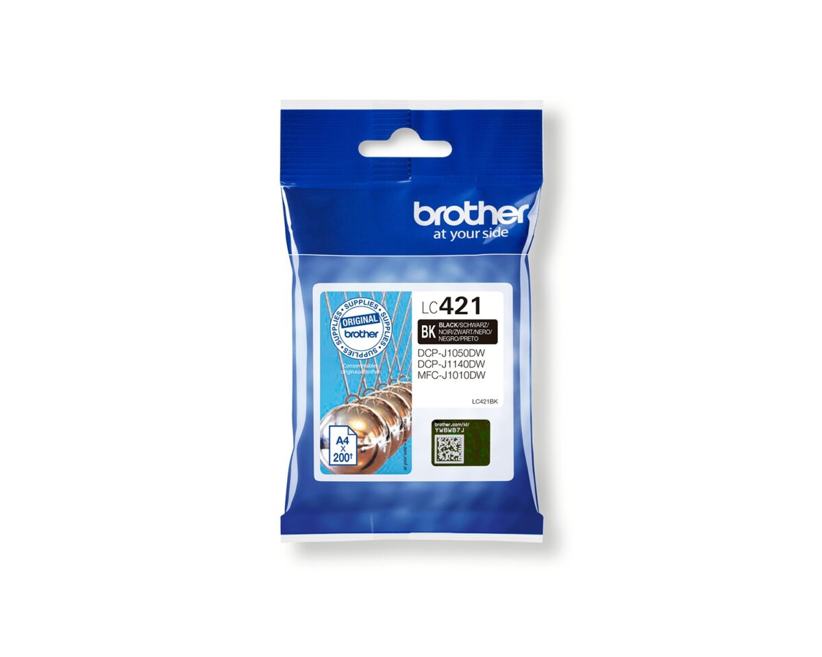 Alternative view of Tinta Brother Negro 200 páginas (LC421BK)