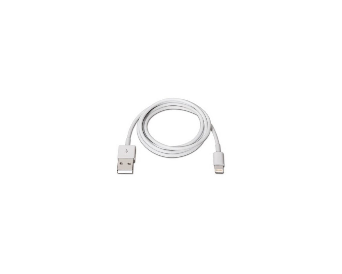 Alternative view of Nanocable Lightning/M a USB-A/M 1m Blanco (10.10.0401)