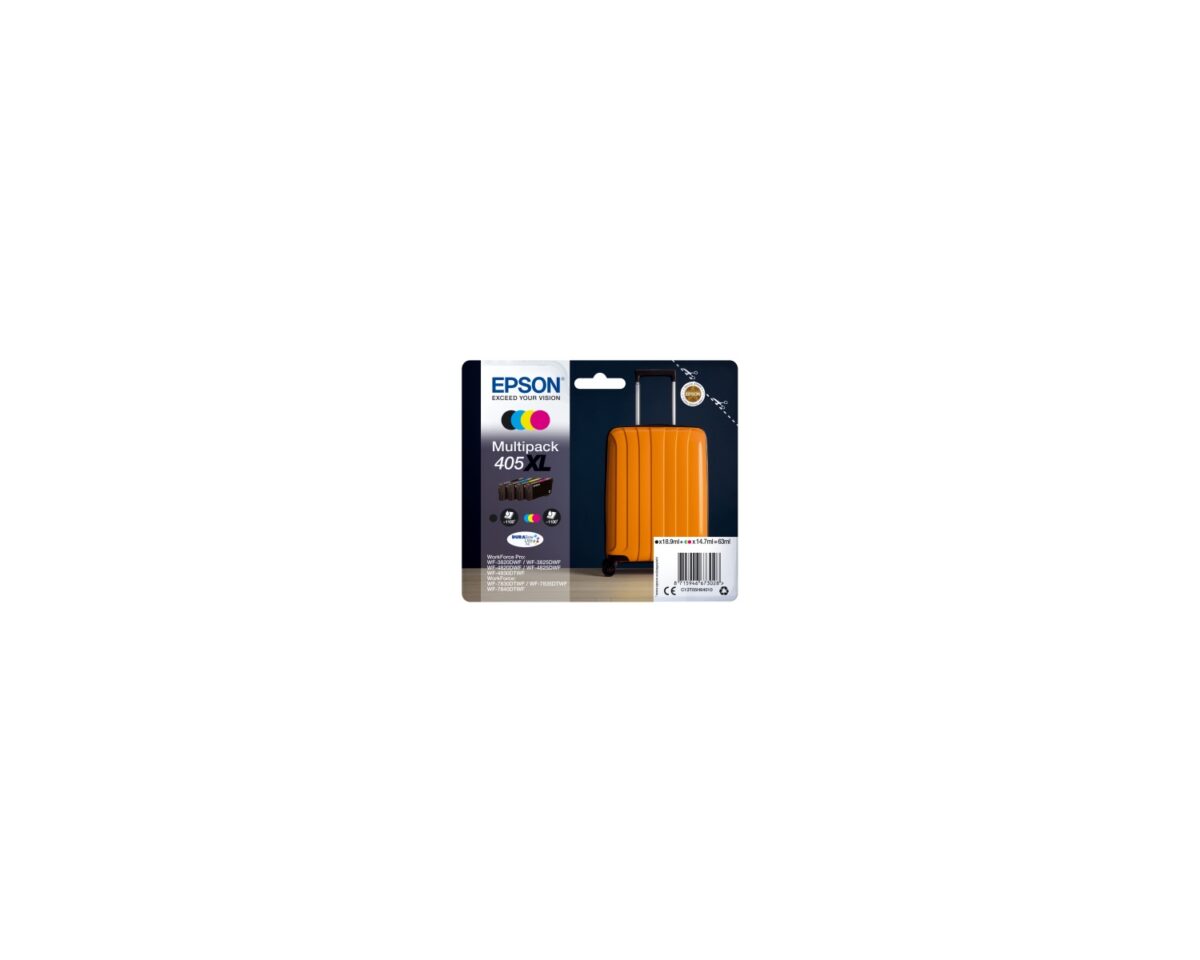 Alternative view of Tinta Epson 405 XL Pack Negro/Tricolor (C13T05H64010)
