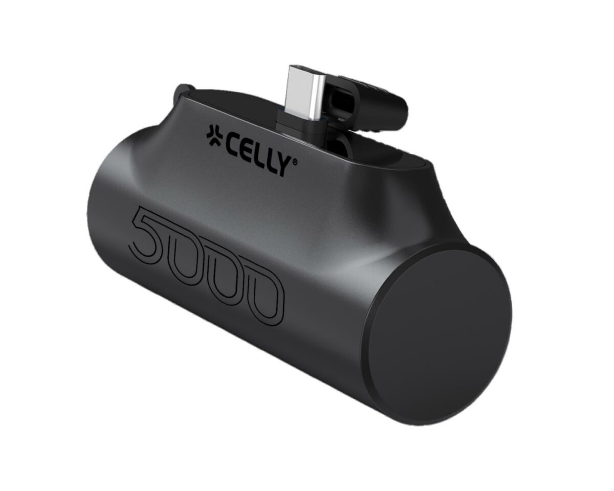 Alternative view of PowerBank CELLY 5000mAh USB-C Negro (PBC5000BK)
