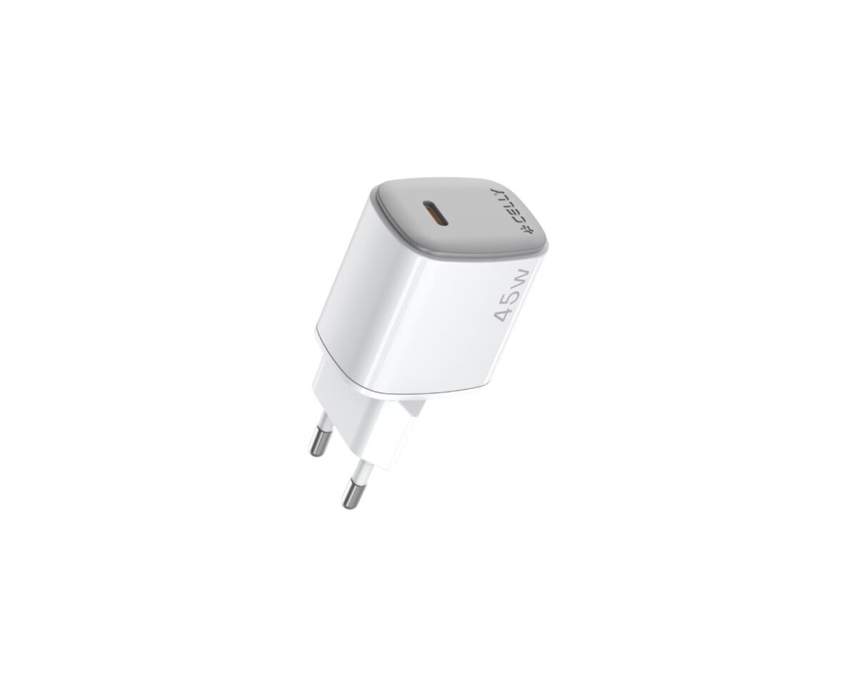 Alternative view of Cargador Pared CELLY 45W USB-C Blanco (UPTC1USBC45WWH)
