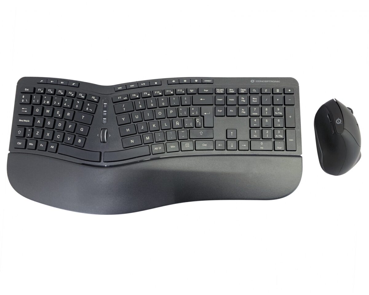 Alternative view of T+Ratón Ergonómico CONCEPTRONIC Wireless (ORAZIO02ES)