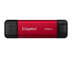 SSD Kingston 512Gb Dual USB-A/C 3.1 Negro/Rojo (SPSD/51