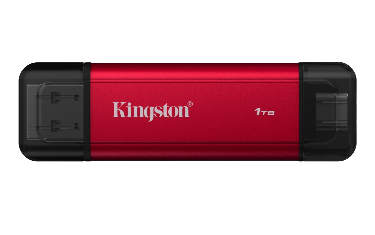 SSD Kingston 1Tb Dual USB-A/C 3.1 Negro/Rojo (SPSD/1TB) - Imagen 2