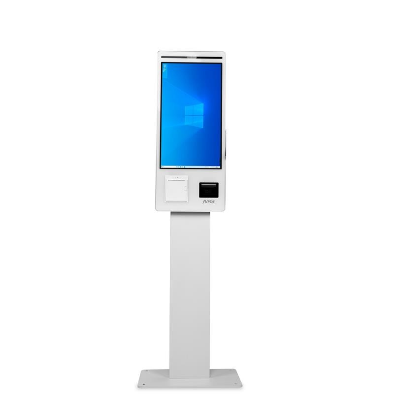 KIOSKO AUTOSERVICIO AVPOS SUELO 22 I3 10TH/8GB/256GB/WIFI/PRINTER/2D/W11P WHITE - Imagen 5