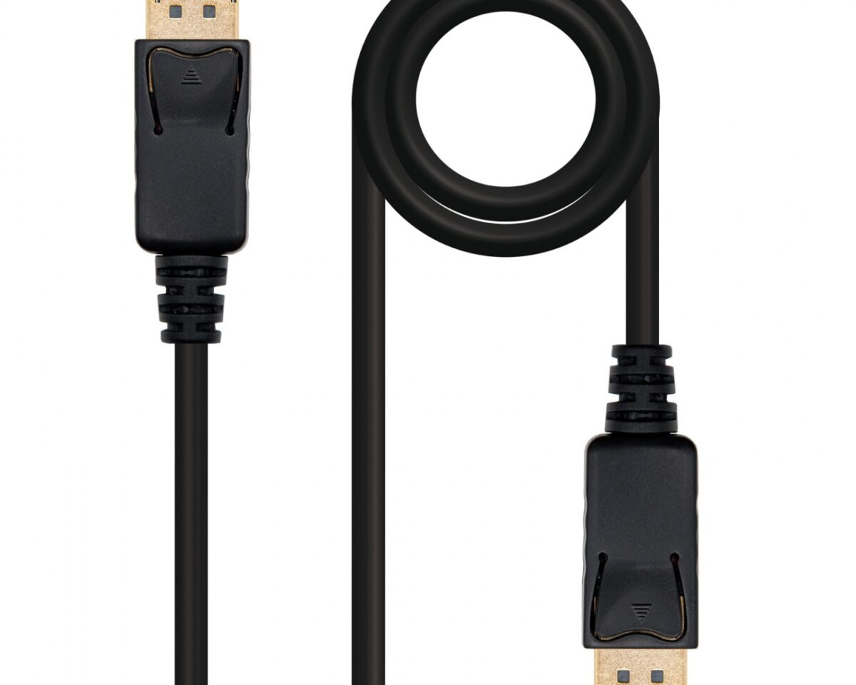 Alternative view of Nanocable DP/M a DP/M 1.5m Negro (10.15.2301-L150)