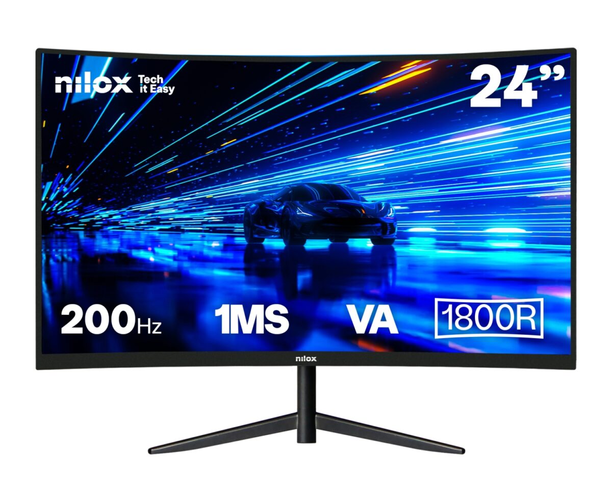 Alternative view of Monitor NILOX 24" VA 200Hz Curvo Negro (NXM24CRV2001)