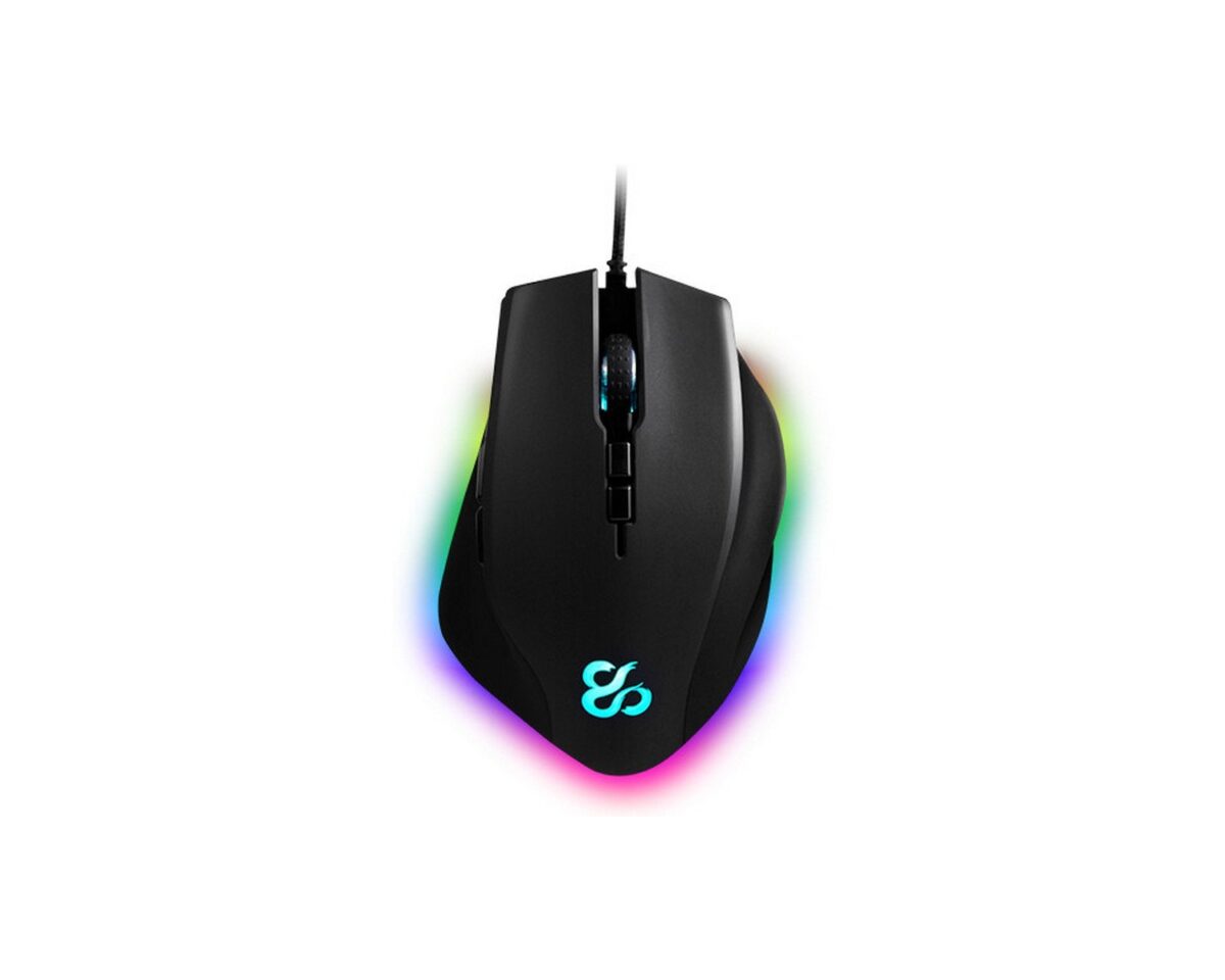 Alternative view of Ratón Newskill Habrok RGB USB Negro (NS-MS-HABROK)