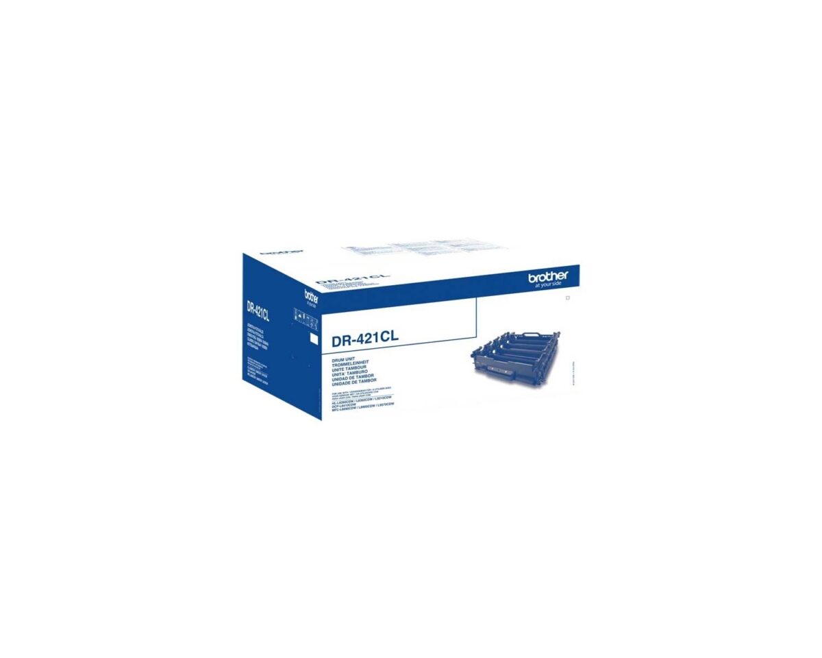 Alternative view of Tambor BROTHER Laser Pack Negro/Tricolor (DR421CL)