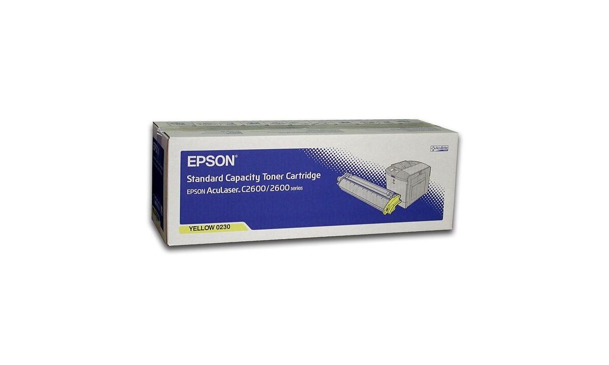 Alternative view of Toner Epson Laser C2600N Amarillo 2000 pág (C13S050230)