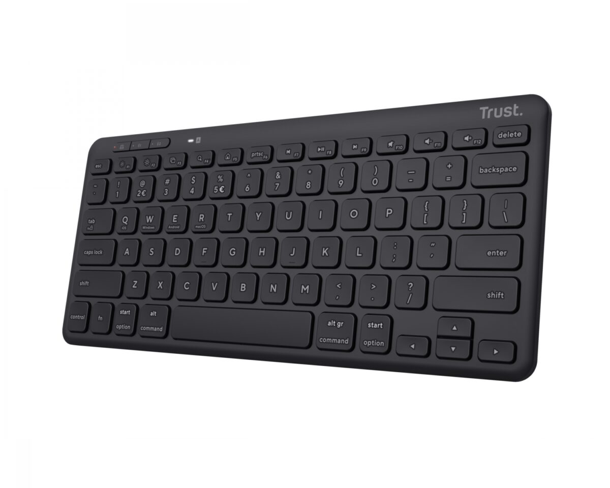 Alternative view of Teclado Trust Lyra RF 2.4GHz Bluetooth 5.0 Negro(25059)
