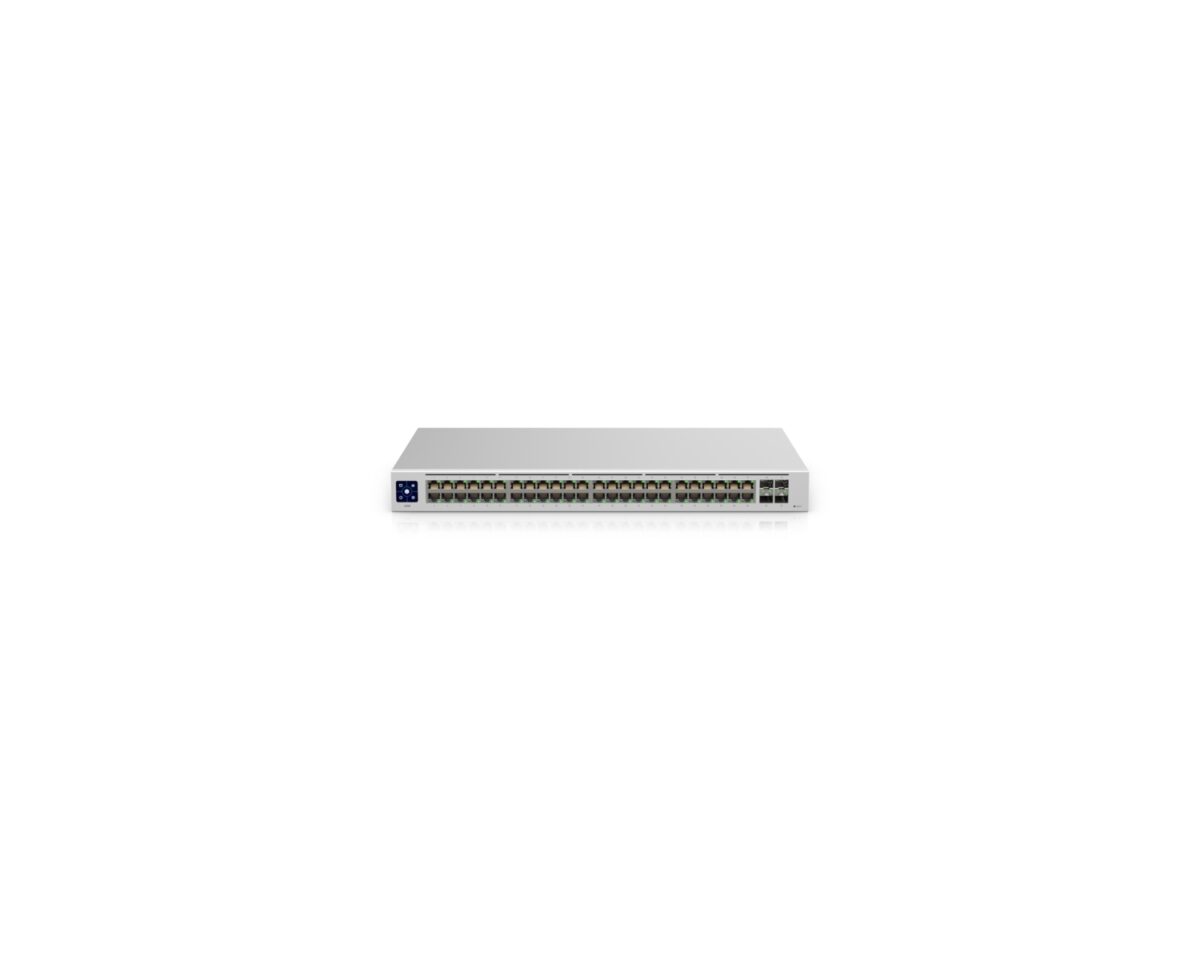 Alternative view of Switch Ubiquiti 48xRJ45 GbE 4xSFP Rack Plata (USW-48)