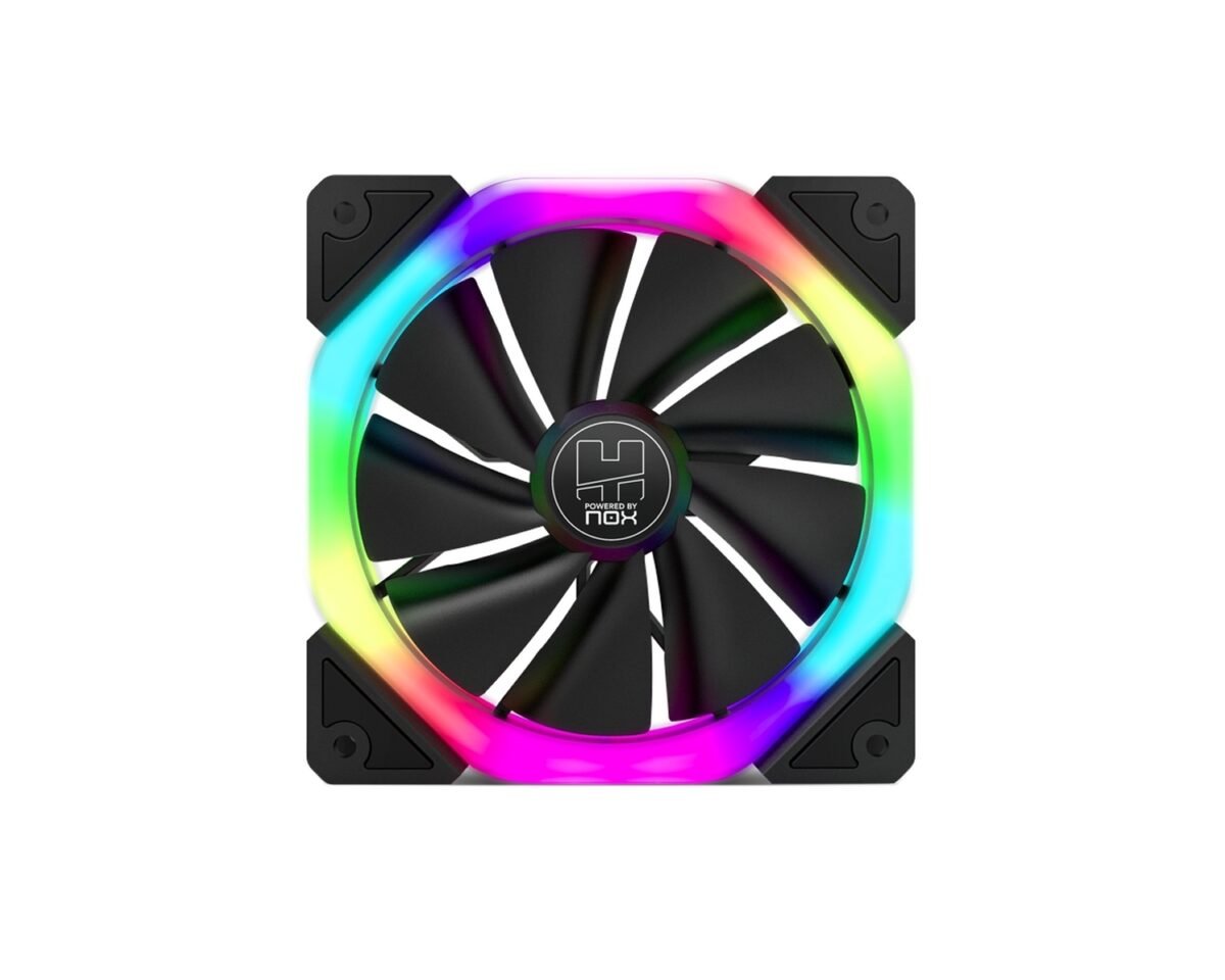Alternative view of Ventilador NOX HUMMER 120mm ARGB Negro (NXHUMMERSFAN)