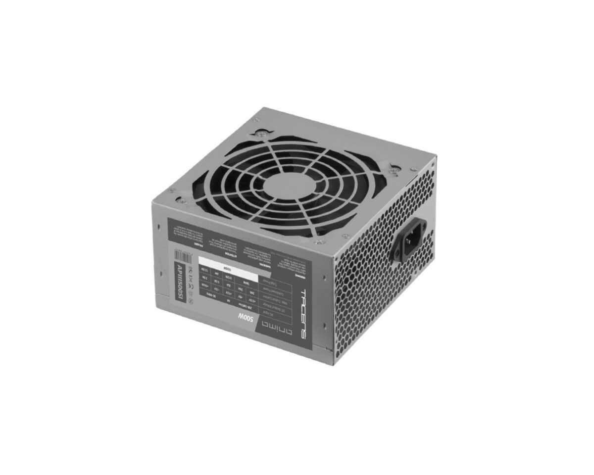 Alternative view of Fuente TACENS ATX 500W 120mm Plata (APIII500SI)