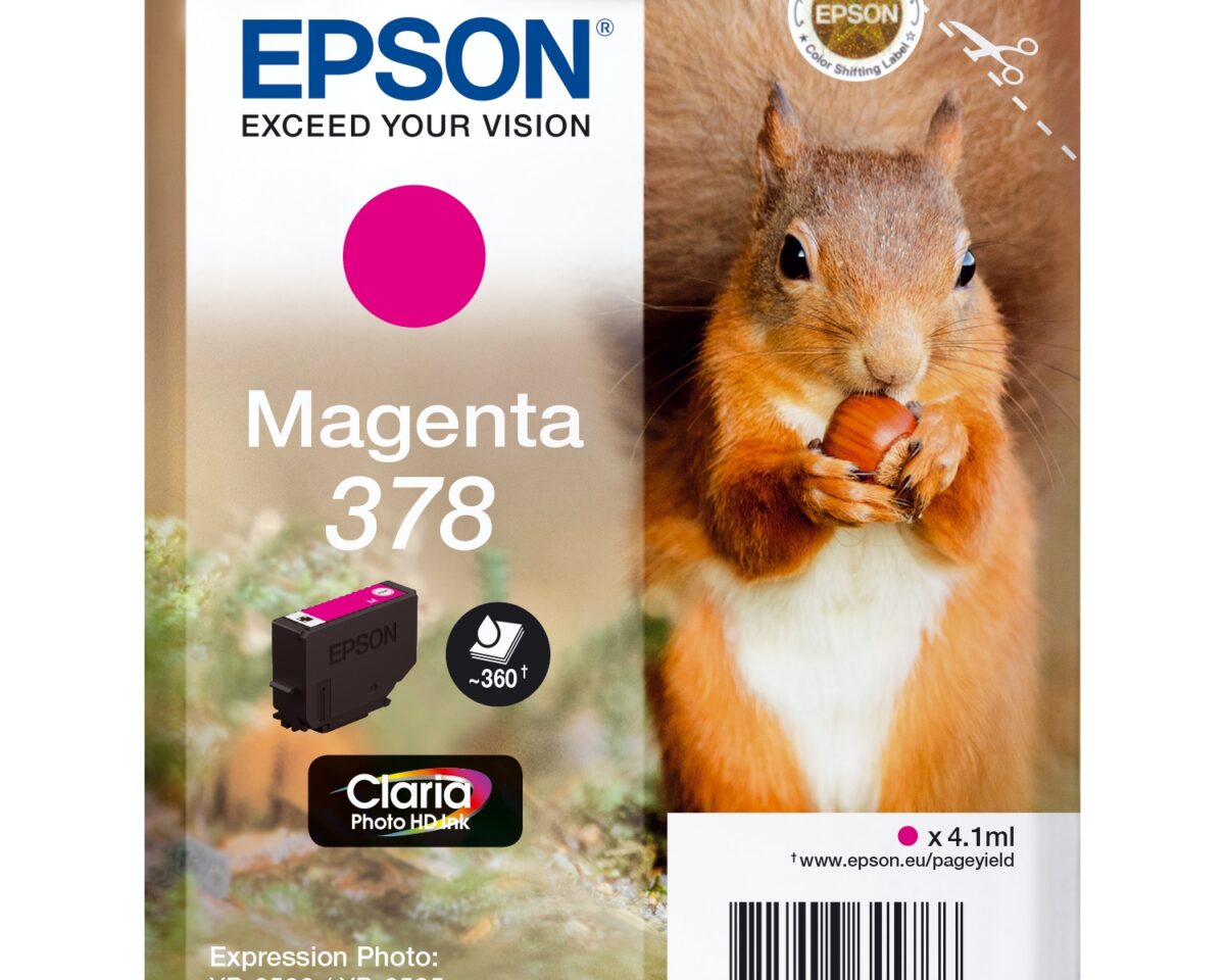 Alternative view of Tinta Epson 378 Magenta Claria Photo (C13T37834010)