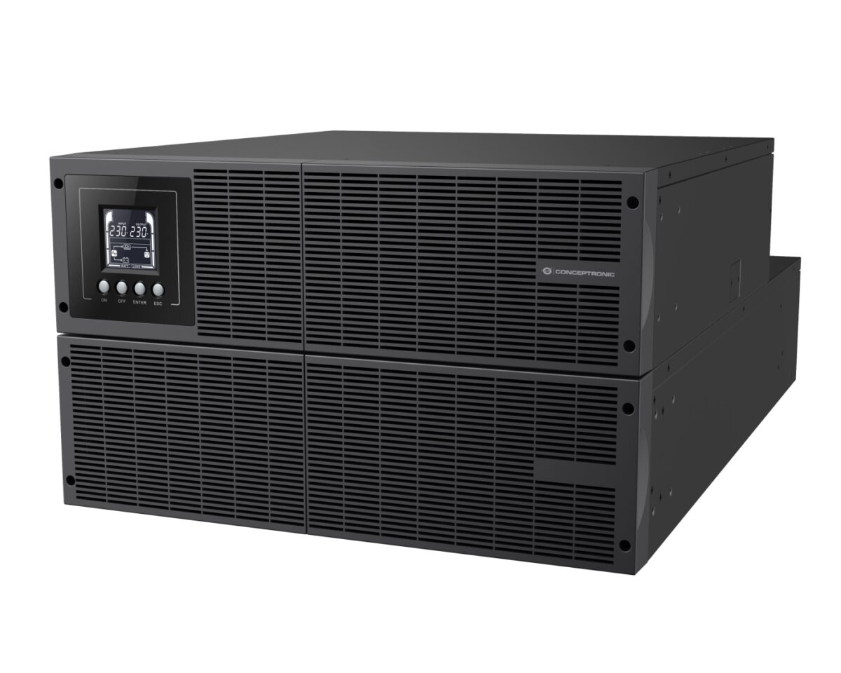Alternative view of S.A.I. CONCEPTRONIC 6000VA 6000W USB Negra (ZEUS51E6K)