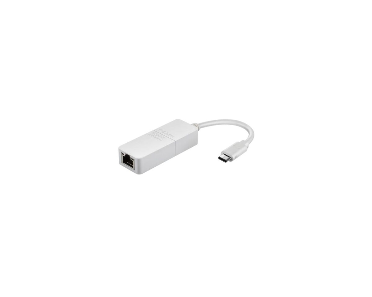 Alternative view of Adaptador D-Link USB-C a Gbit Ethernet Blanco (DUB-E130