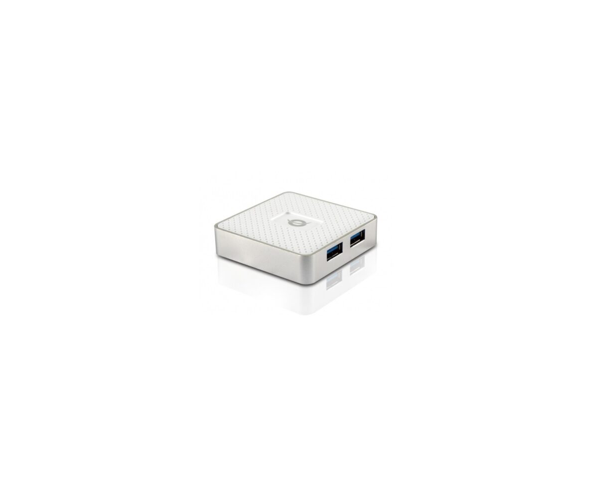 Alternative view of Hub CONCEPTRONIC 4xUSb-A 3.0 Blanco (HUBBIES03W)