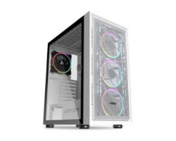 Caja Gaming Abysm Danube Kamp RGB ATX Blanca (AB812108)