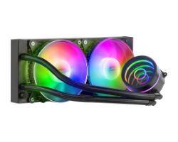 Ref. Líq. CPU Mars Gaming 400W FRGB Negra (MLONE240)