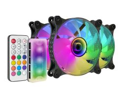 Ventilador Mars Gaming 120mm ARGB Kit 3 Negro (MF3DKIT)