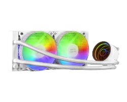 Ref. Líq. CPU Mars Gaming 400W FRGB Blanca (MLONE240W)