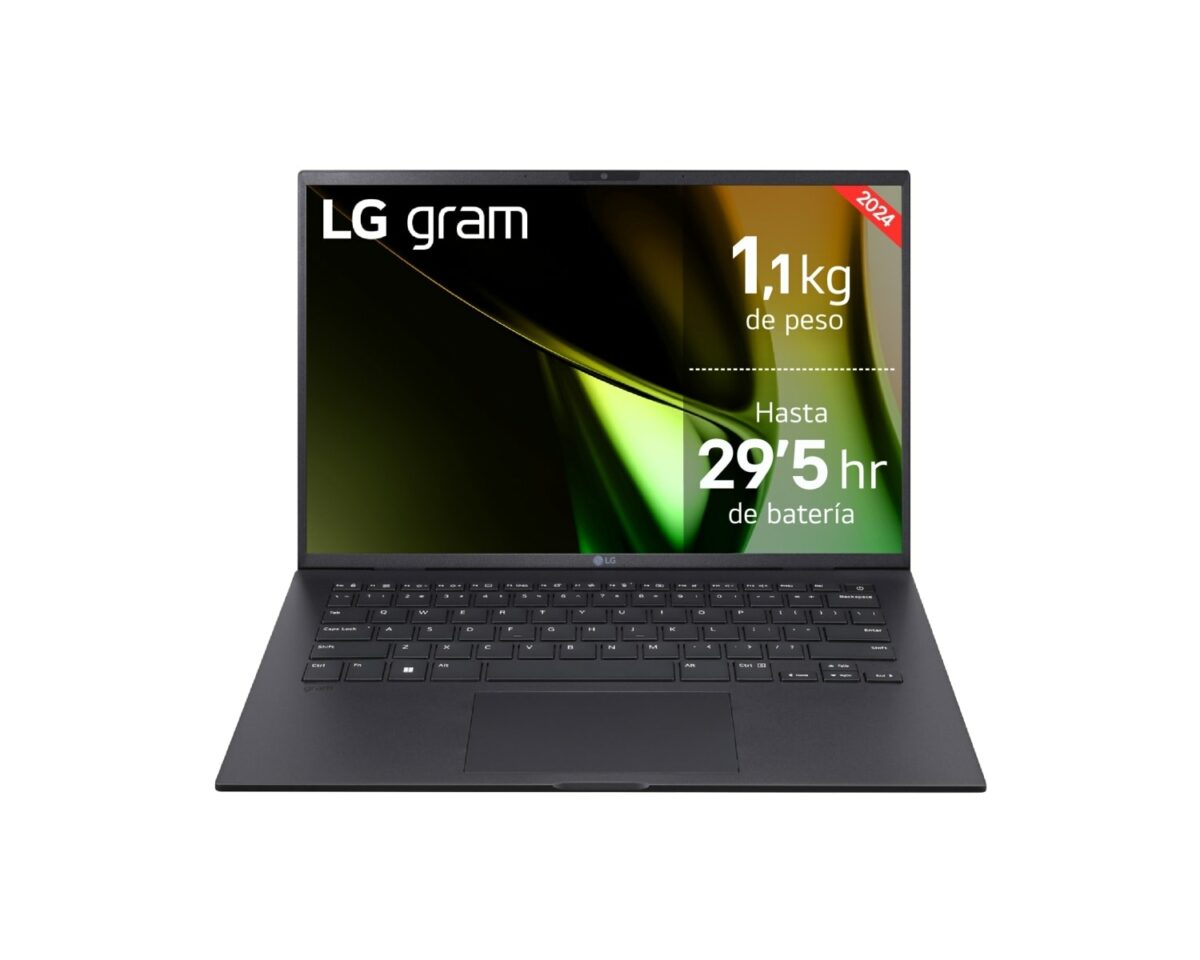 Alternative view of LG Ultra7-155H 32Gb 1Tb 14" W11H Negro (14Z90S-G.AD78B)