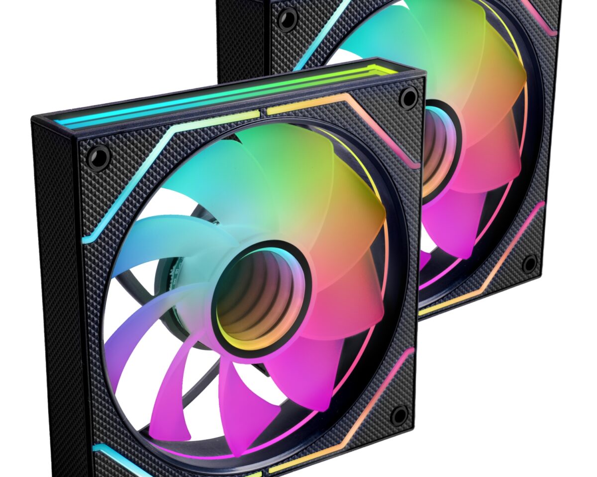 Alternative view of Ventilador Mars Gaming ARGB Kit 2 Negro (MF3DPROX2R)
