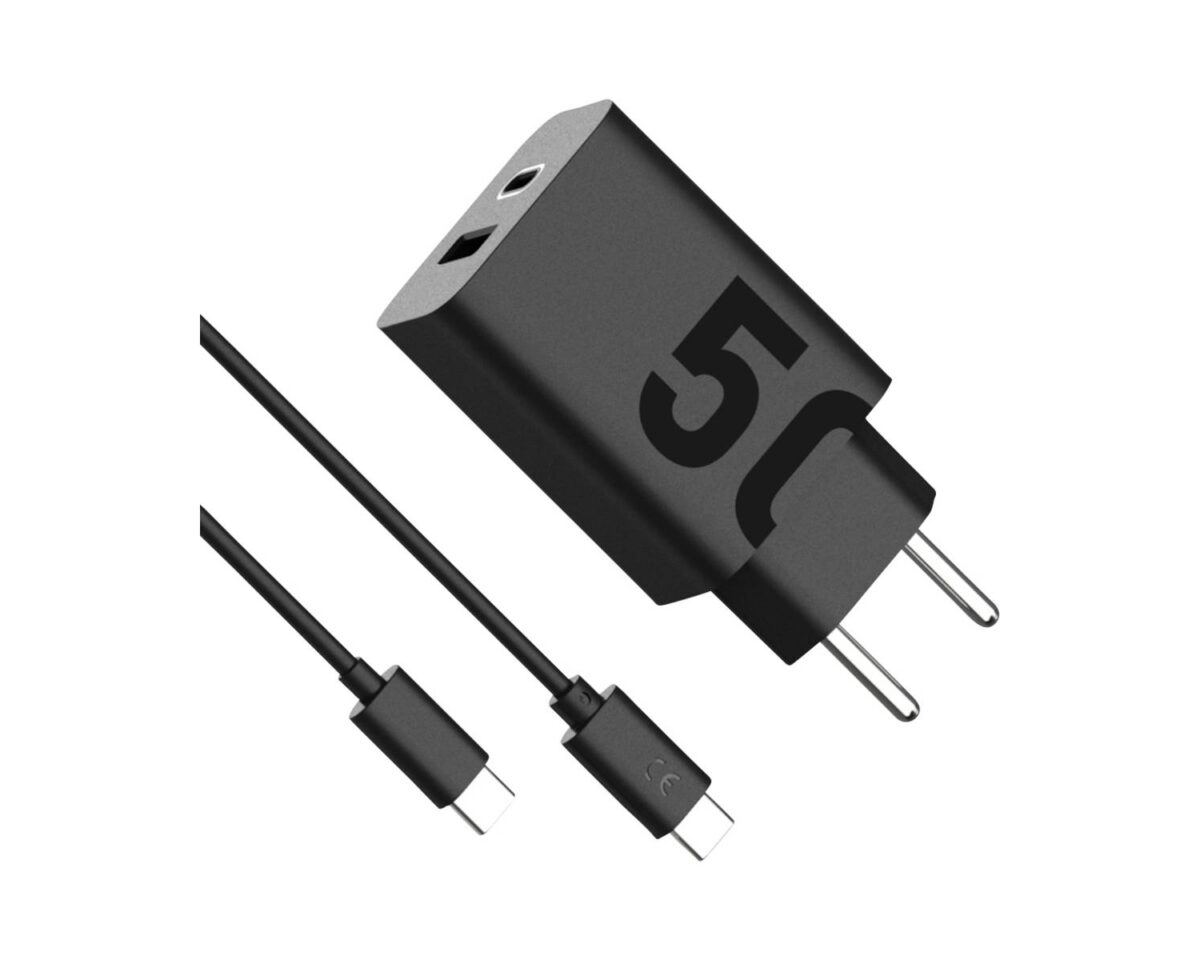 Alternative view of Cargador de Pared Motorola 50W USB-A/C Negro (SJMC502)