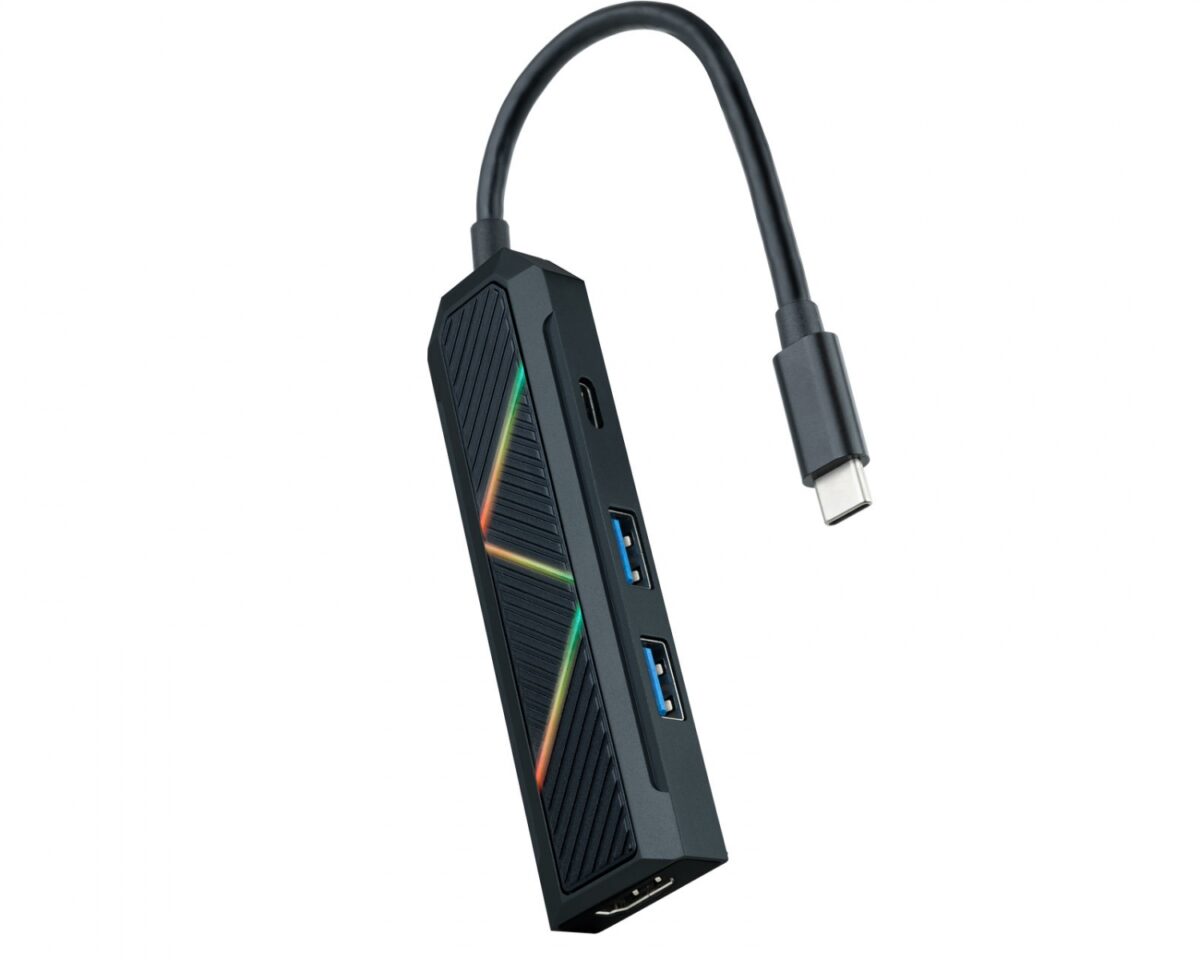 Alternative view of Hub Nanocable USB-C a 2USB-A 1USB-C 1HDMI (10.16.0401)