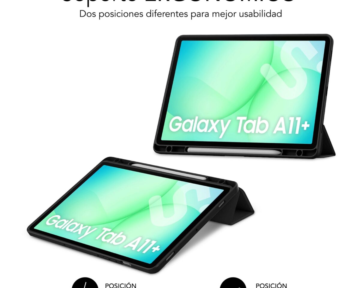 Alternative view of Funda Subblim Clear Shock Case Samsung A11+ 11" Negra