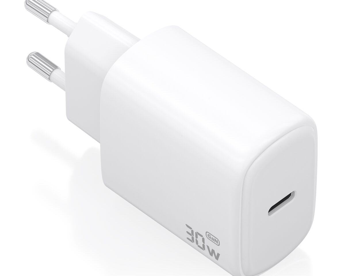 Alternative view of Cargador Pared AISENS GaN 1USB-C 30W Blanco (A110-0975)