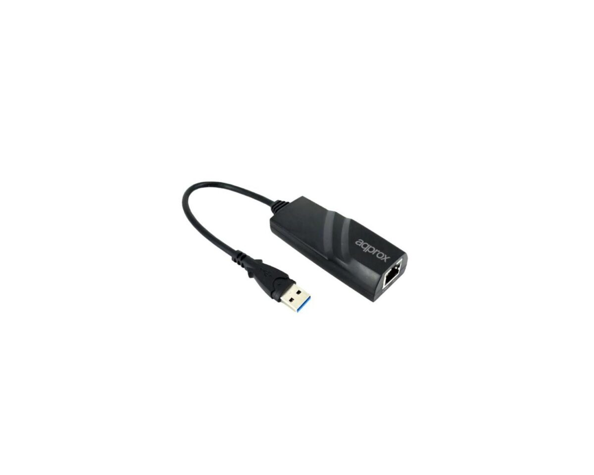 Alternative view of Adaptador Approx USB 3.0 a RJ45 Negro (APPC07GV3)