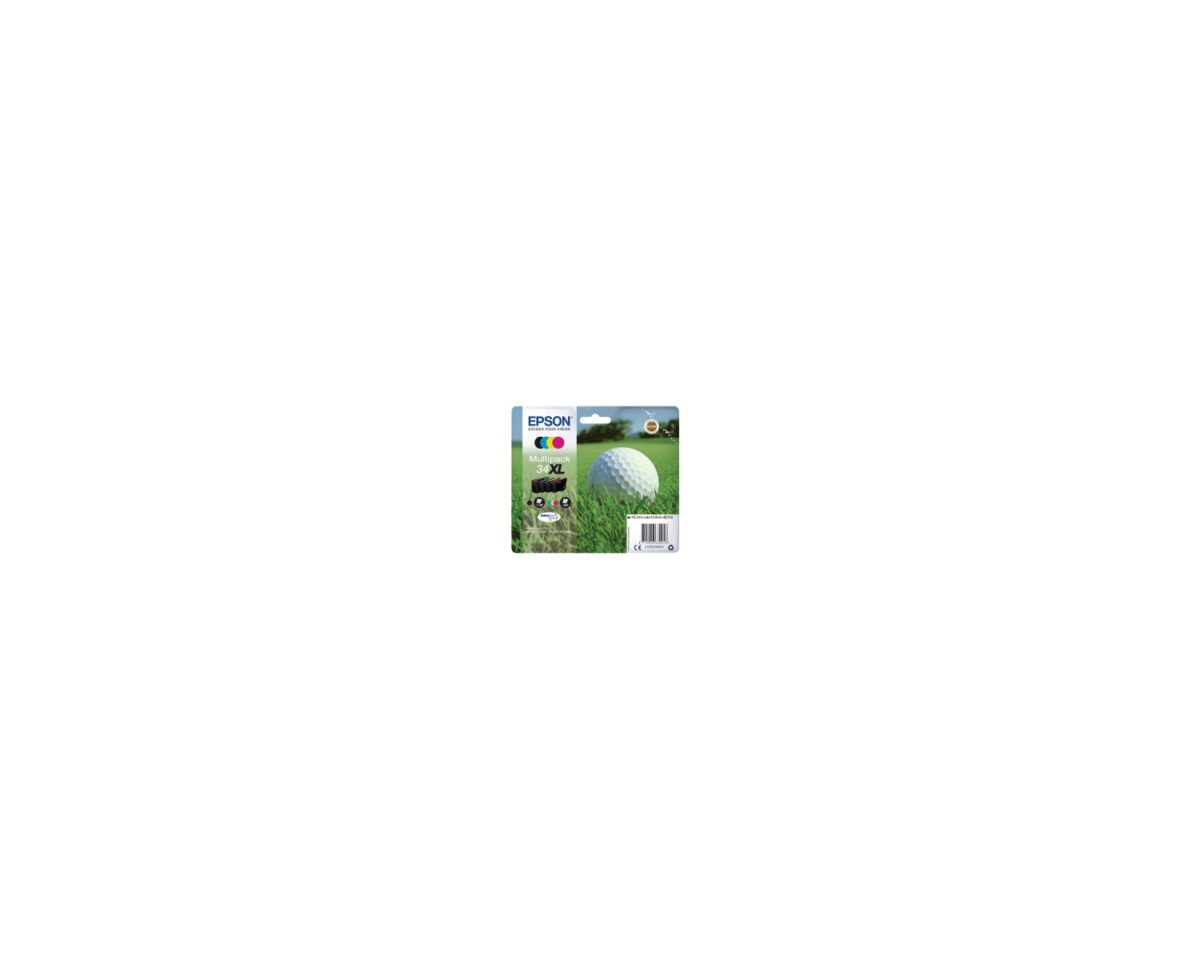 Alternative view of Tinta Epson 34XL Pack Negro/Tricolor (C13T34764010)