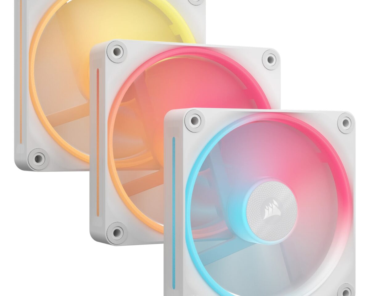 Alternative view of Ventilador Corsair LX120-R 3x120 Blanco (CO-9051054-WW)